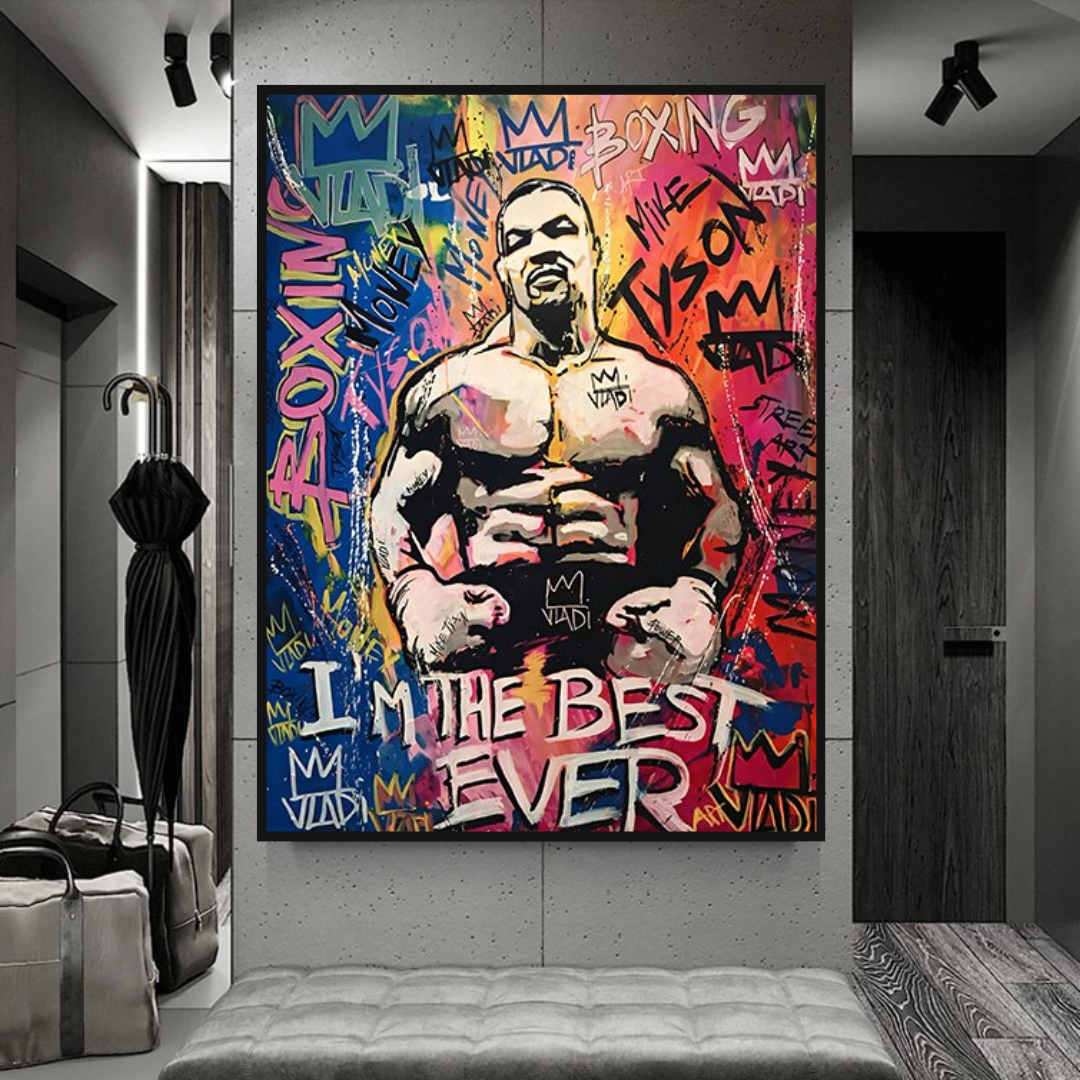 Tyson Fury Champion Boxing Canvas Wall Art-ChandeliersDecor.com