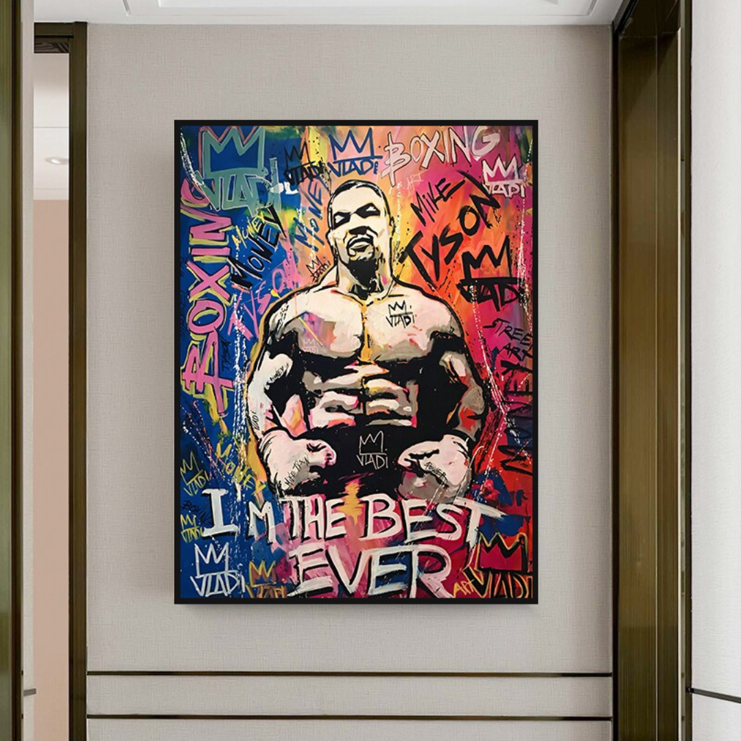 Tyson Fury Champion Boxing Canvas Wall Art-ChandeliersDecor.com