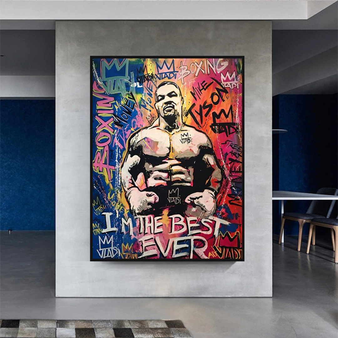 Tyson Fury Champion Boxing Canvas Wall Art-ChandeliersDecor.com