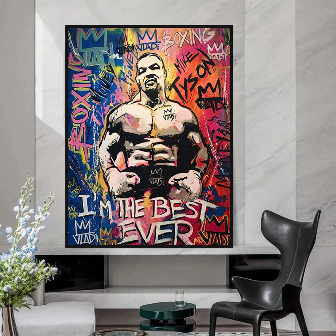 Tyson Fury Champion Boxing Canvas Wall Art-ChandeliersDecor.com