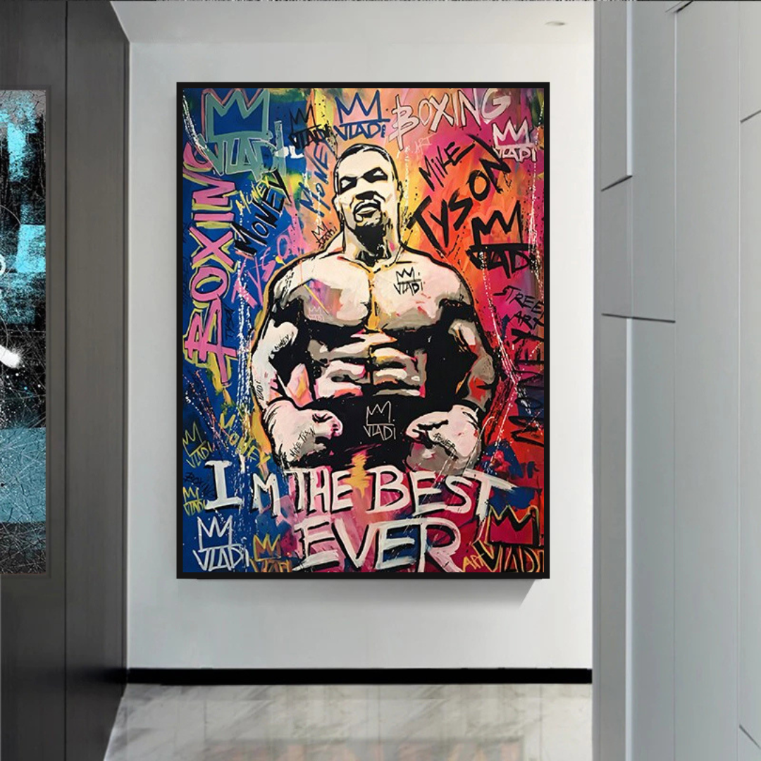Tyson Fury Champion Boxing Canvas Wall Art-ChandeliersDecor.com