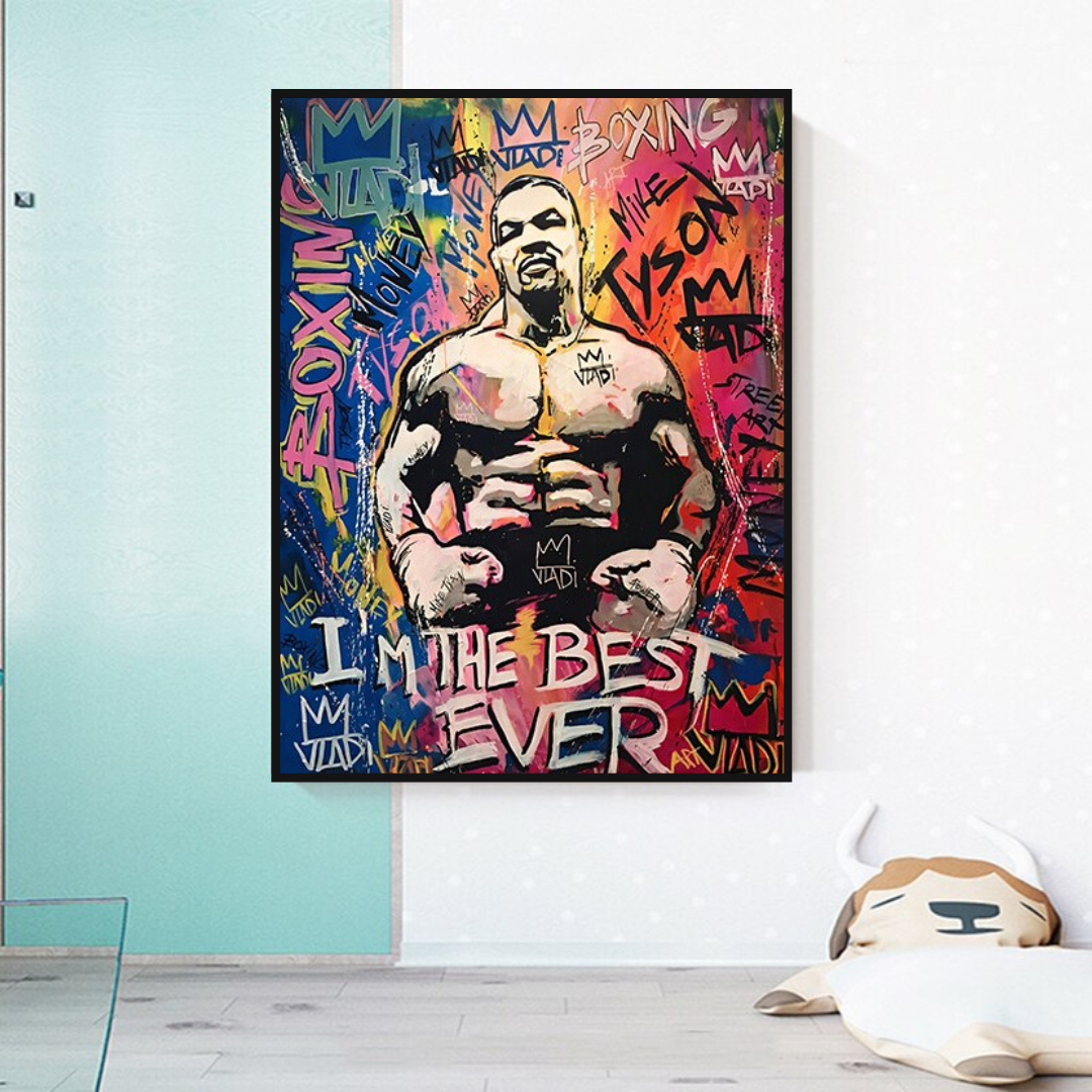 Tyson Fury Champion Boxing Canvas Wall Art-ChandeliersDecor.com