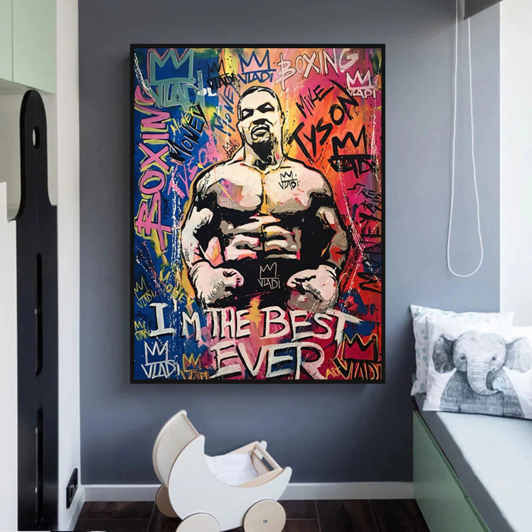 Tyson Fury Champion Boxing Canvas Wall Art-ChandeliersDecor.com