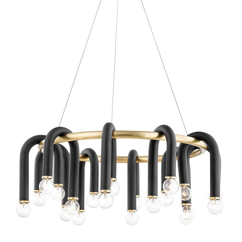 U Shape Tube Chandelier - Exclusive Lighting Fixture-ChandeliersDecor.com