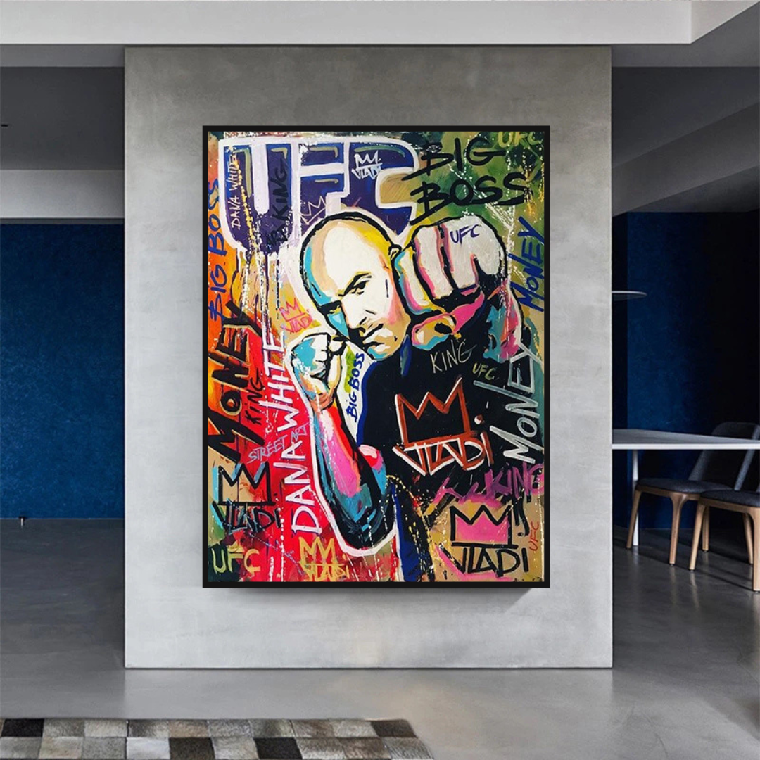 UFC Champion Canvas Wall Art-ChandeliersDecor.com
