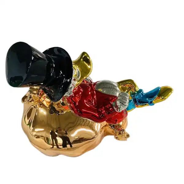 ChandeliersDecor.com-Supreme Sculptures-Uncle Scrooge McDuck Millionaire Statue Ornament