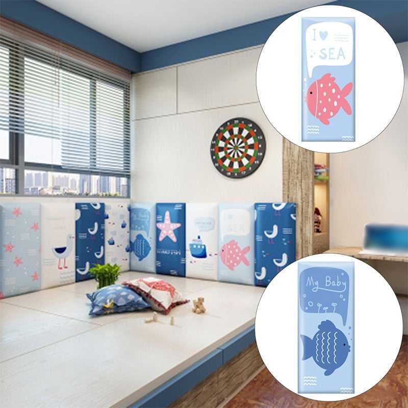 ChandeliersDecor.com-Padded Walls-Underwater Adventure Kids Wall Padded Safety Cushions
