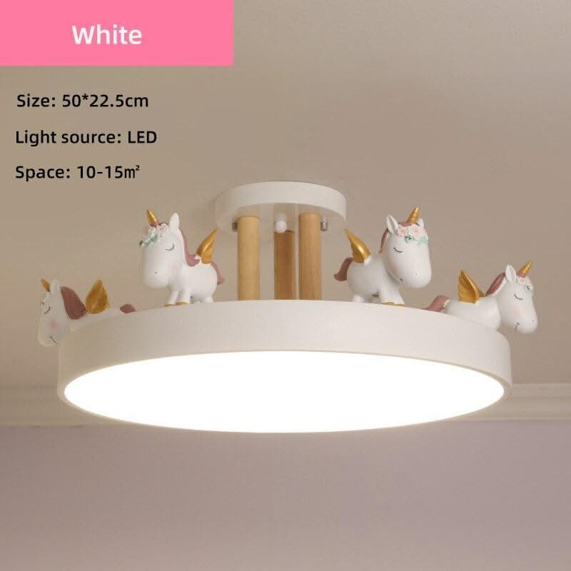 ChandeliersDecor.com-Kids Room Nursery Lighting-UnicornLED Ceiling Lights Lanterns for Kids Room
