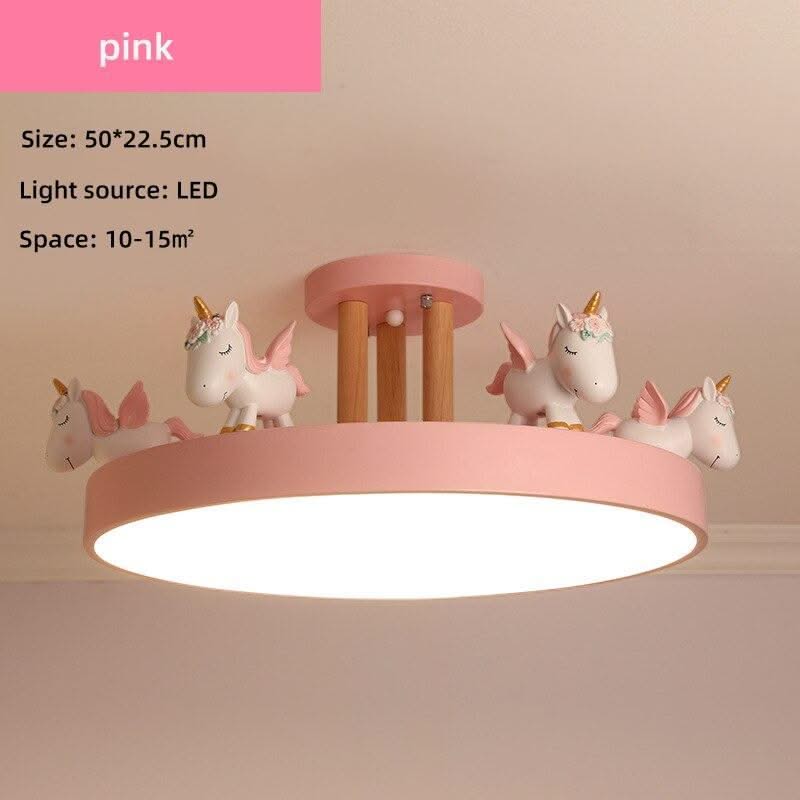 ChandeliersDecor.com-Kids Room Nursery Lighting-UnicornLED Ceiling Lights Lanterns for Kids Room