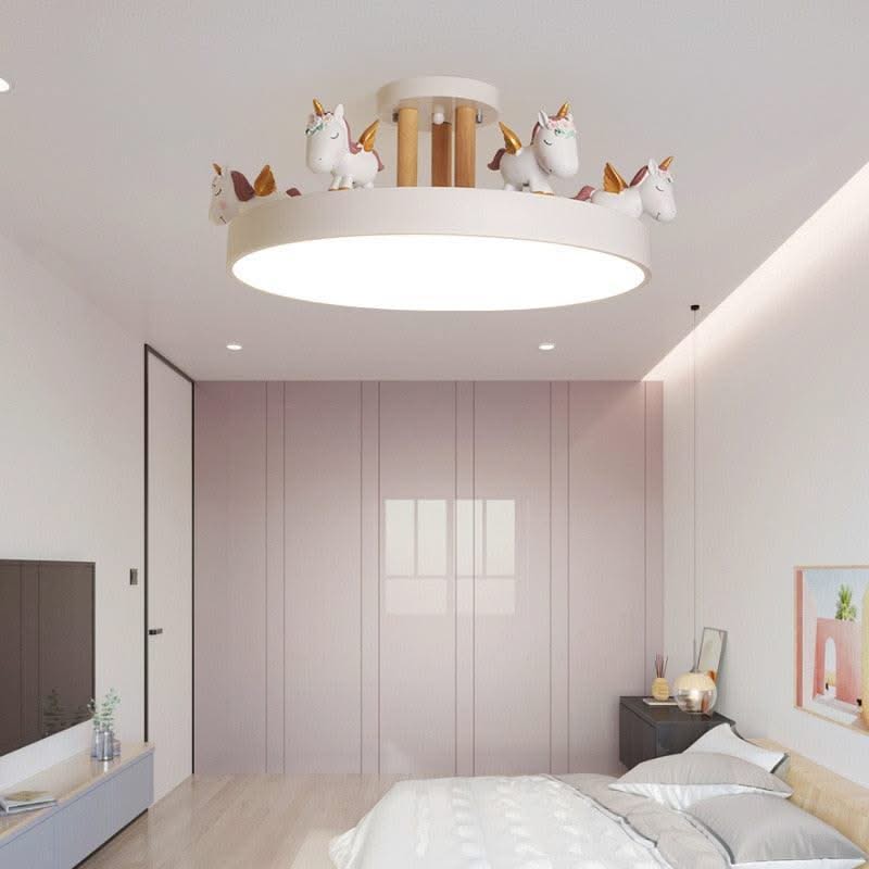 ChandeliersDecor.com-Kids Room Nursery Lighting-UnicornLED Ceiling Lights Lanterns for Kids Room