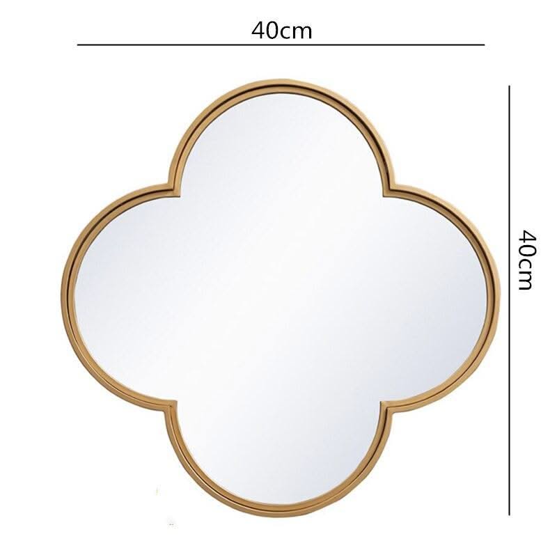 ChandeliersDecor.com-Furniture-Van Cleef Mirror: Flower-Shaped Reflective Glass