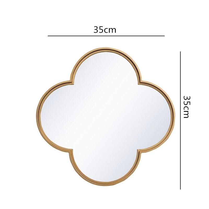 ChandeliersDecor.com-Furniture-Van Cleef Mirror: Flower-Shaped Reflective Glass