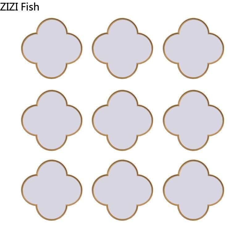 ChandeliersDecor.com-Furniture-Van Cleef Mirror: Flower-Shaped Reflective Glass