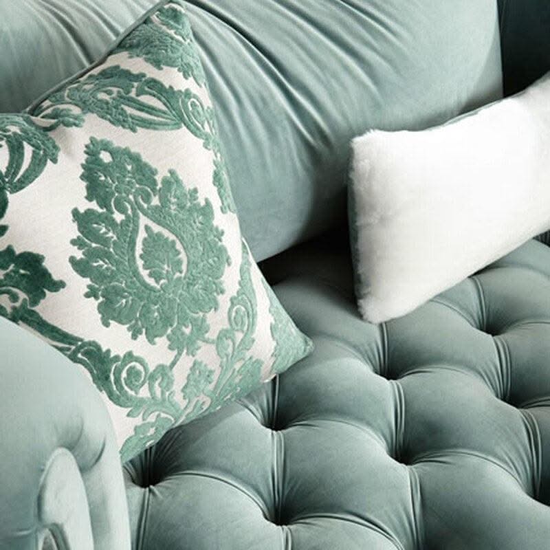 ChandeliersDecor.com-Furniture-Velvet Sofa Chair: Ergonomic Style Combined