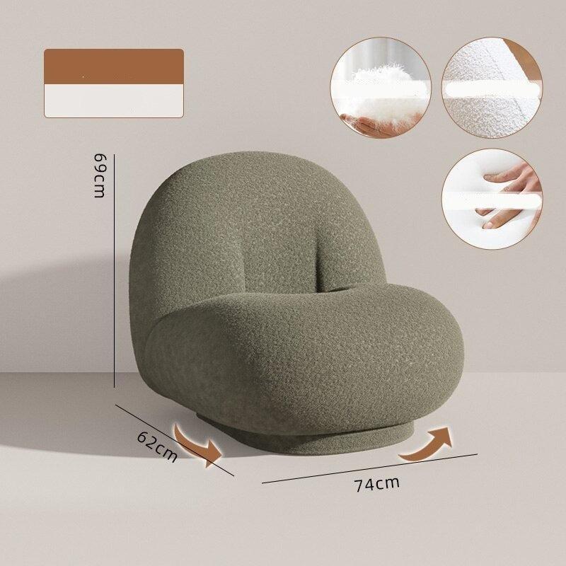 ChandeliersDecor.com-Sofa Chairs and Stools-Velvet Sofa Chair: Luxurious Seating for Comfort and Style