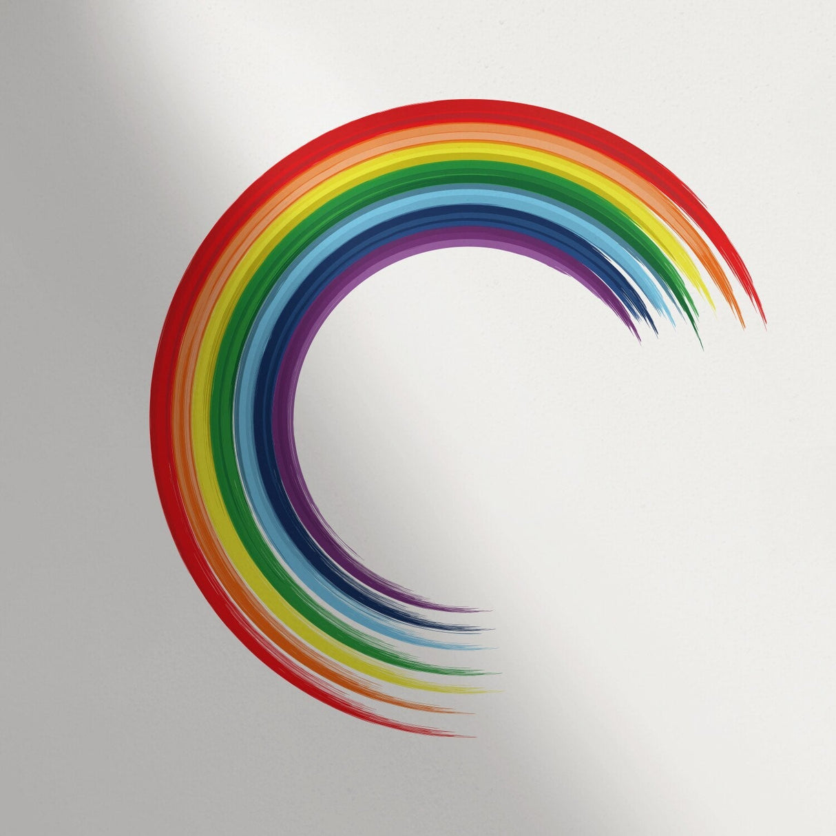 ChandeliersDecor.com-Kids Room Nursery Decals-Vigor Circle Rainbow Dots Decals Wall Stickers