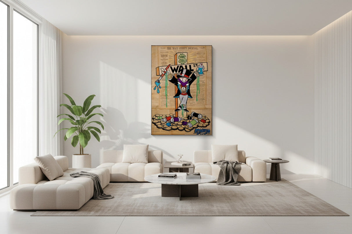 Vintage Alec & Richie Starry Sky Canvas Print-ChandeliersDecor.com