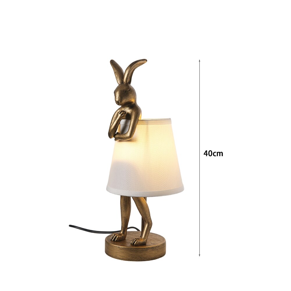 ChandeliersDecor.com-Table Lamp-Vintage Bathing Rabbit Table Lamp