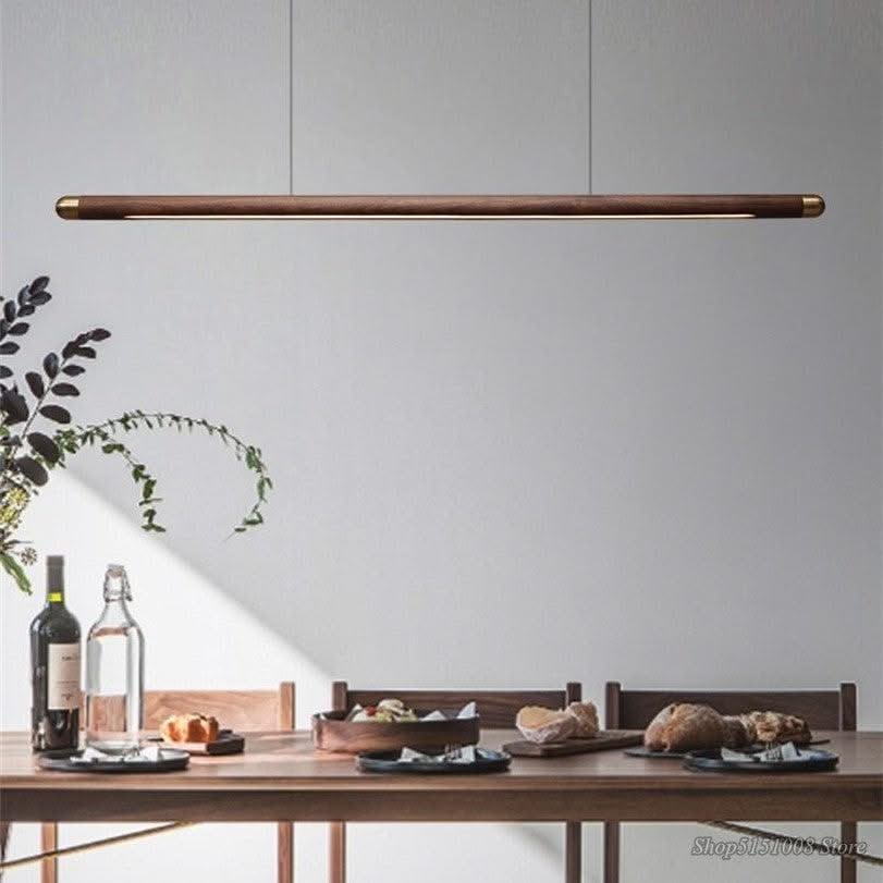 ChandeliersDecor.com-Kitchen Island-Walnut Hanging Light: Unique and Stylish Lighting Solution