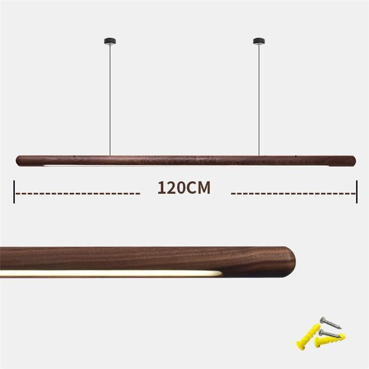 ChandeliersDecor.com-Kitchen Island-Walnut Hanging Light: Unique and Stylish Lighting Solution