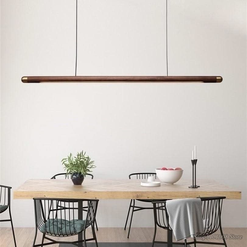 ChandeliersDecor.com-Kitchen Island-Walnut Hanging Light: Unique and Stylish Lighting Solution
