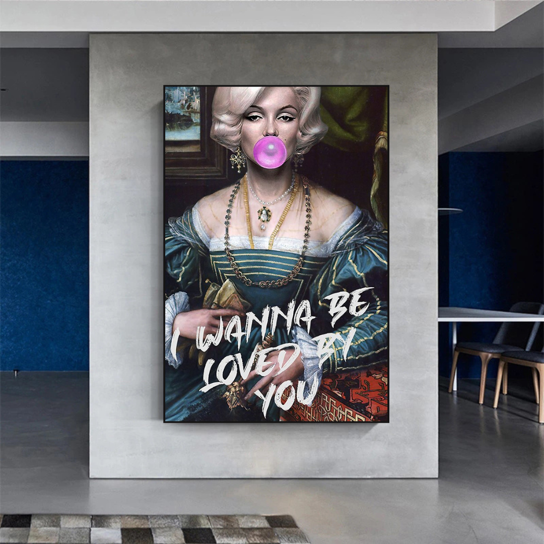 Wanna be Loved - Marilyn Poster: Express Your Admiration-ChandeliersDecor.com