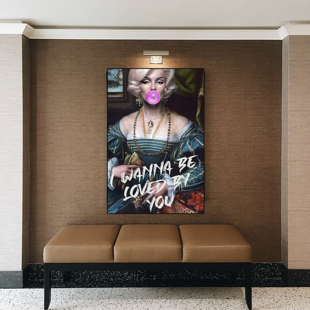 ChandeliersDecor.com-Wall Posters-Wanna be Loved - Marilyn Poster: Express Your Admiration