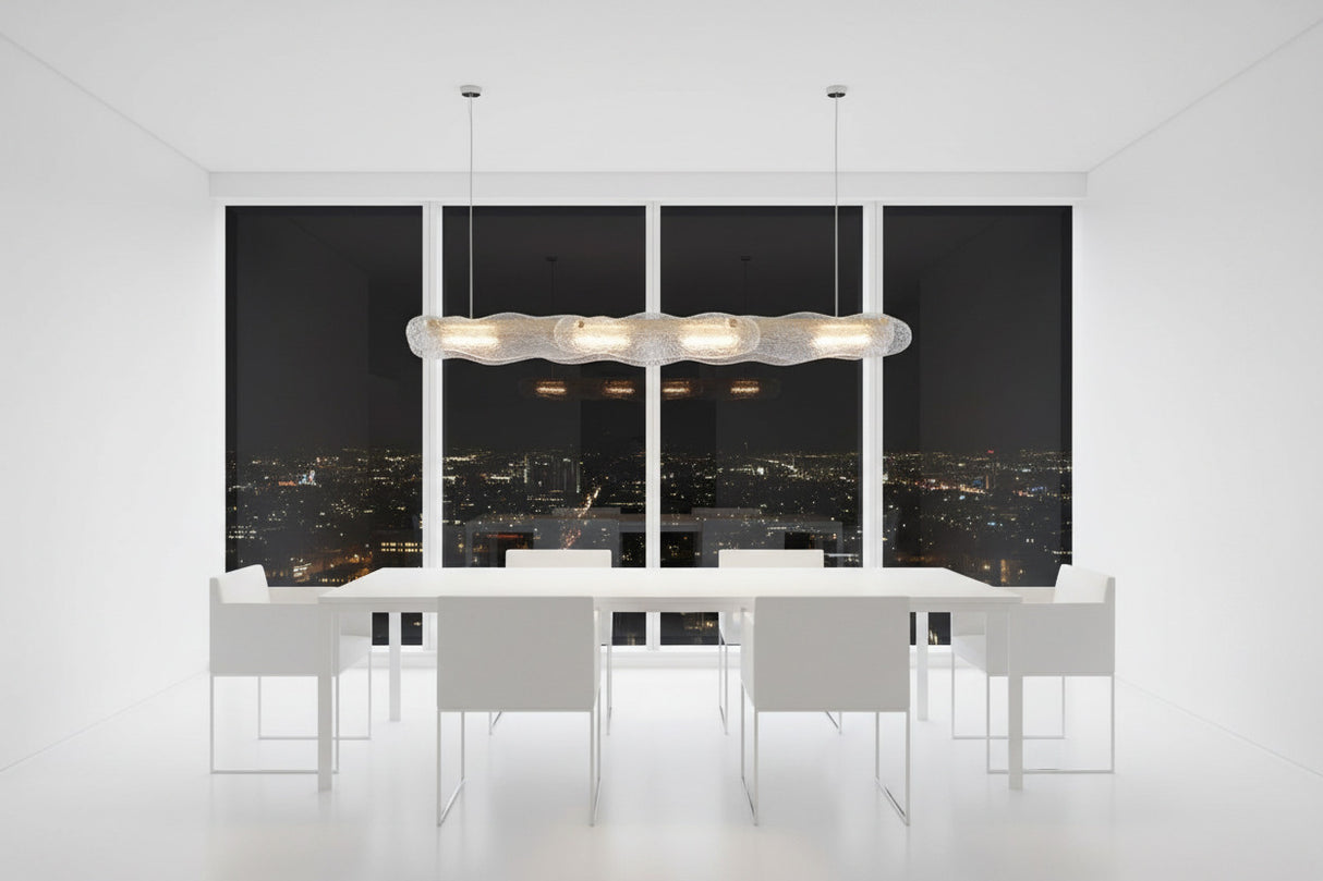 Water Ripple Glass Art Chandelier: Exquisite and Unique-ChandeliersDecor.com
