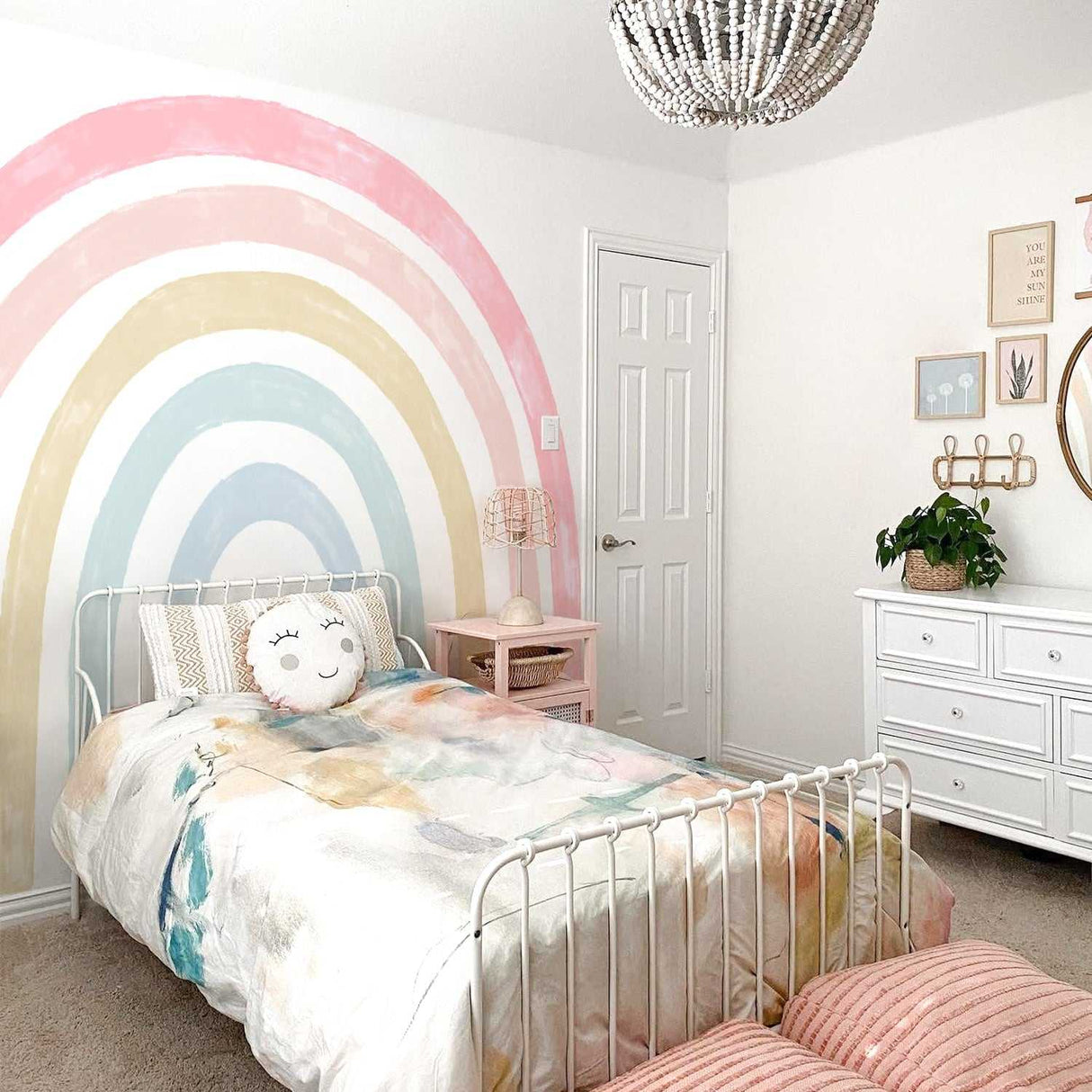ChandeliersDecor.com-Watercolour Rainbow Wall Stickers