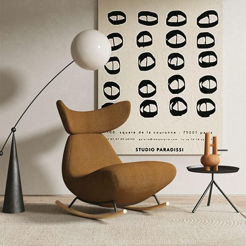 ChandeliersDecor.com-Rocking Chairs-Whale Sofa Rocking Chair - Ideal Seating for Relaxation