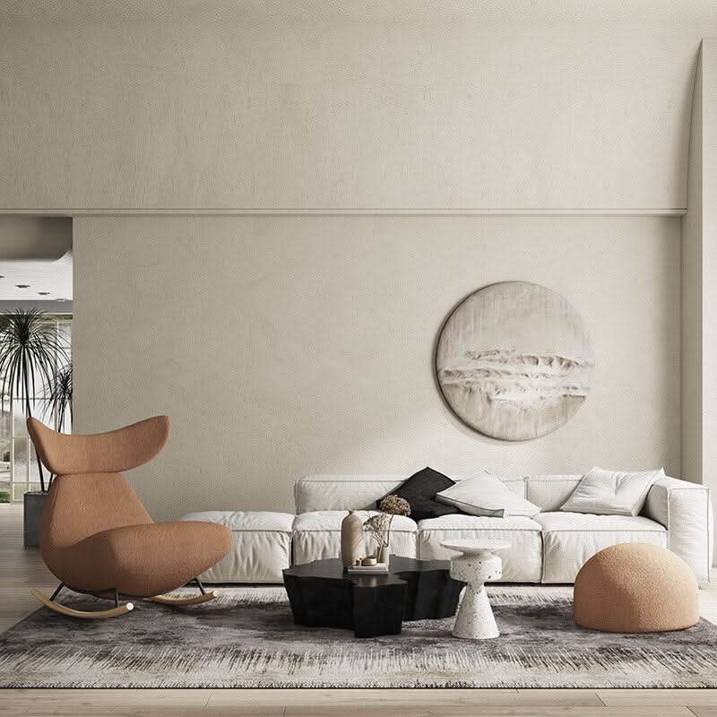 ChandeliersDecor.com-Rocking Chairs-Whale Sofa Rocking Chair - Ideal Seating for Relaxation