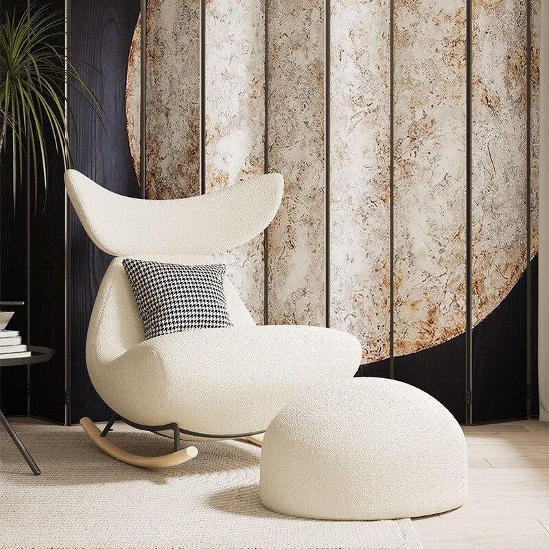 ChandeliersDecor.com-Rocking Chairs-Whale Sofa Rocking Chair - Ideal Seating for Relaxation