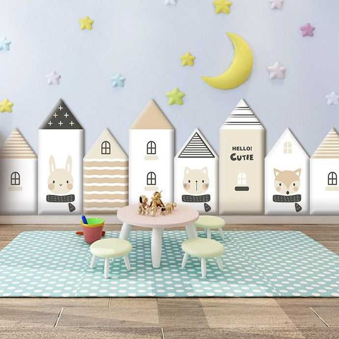 ChandeliersDecor.com-Padded Walls-Whimsical Hobbit House Kids Wall Padded Safety Cushions
