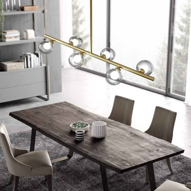 White Glass Ball Chandelier - Stunning Lighting Fixture-ChandeliersDecor.com