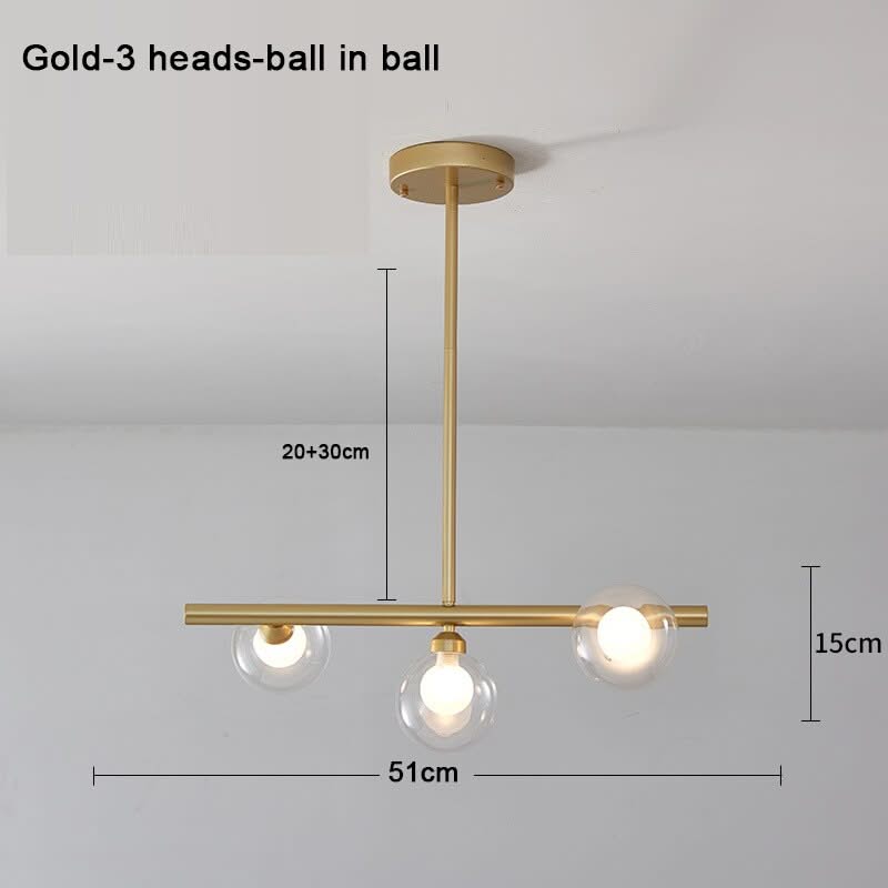 White Glass Ball Chandelier - Stunning Lighting Fixture-ChandeliersDecor.com