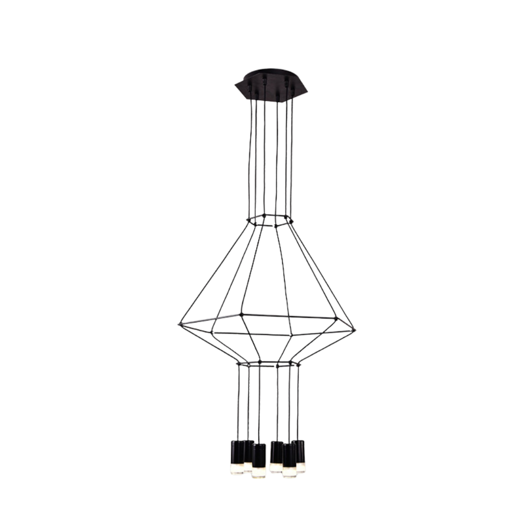ChandeliersDecor.com-Chandeliers-Wireflow LED Chandelier - Illuminate Your Space