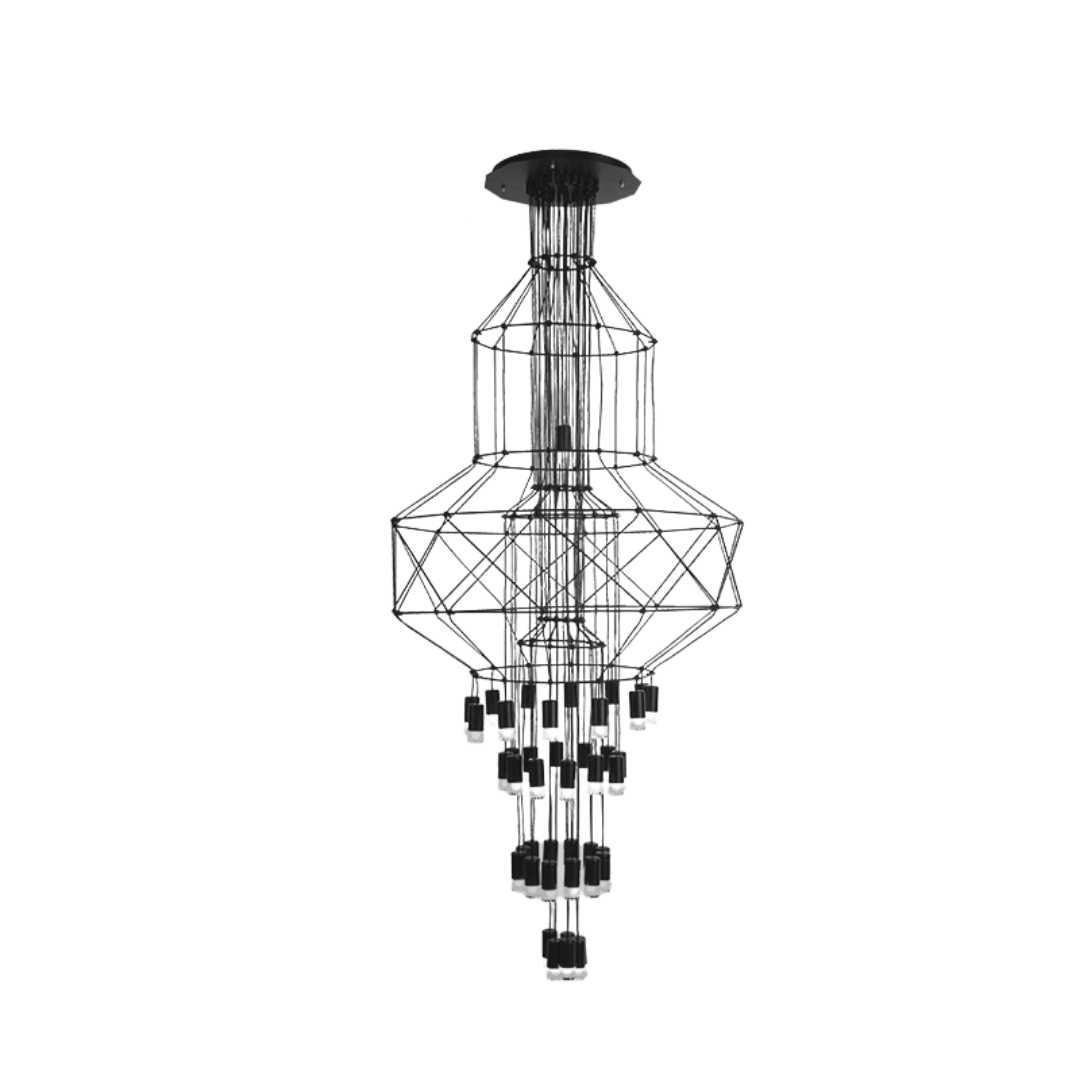 ChandeliersDecor.com-Chandeliers-Wireflow LED Chandelier - Illuminate Your Space