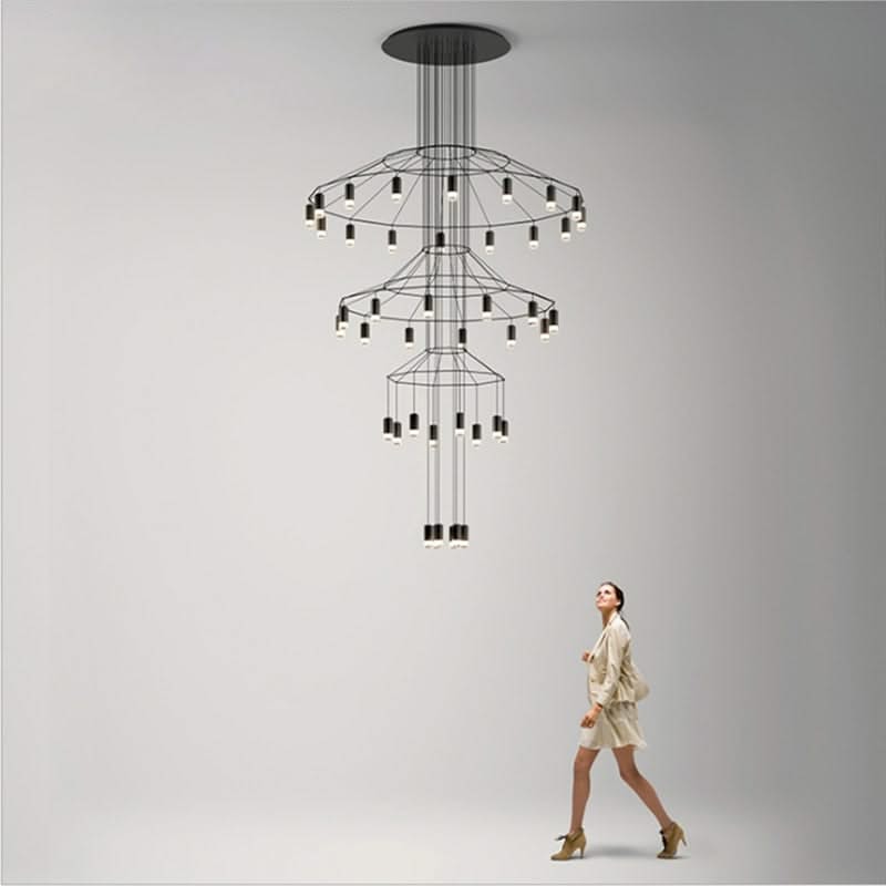 ChandeliersDecor.com-Chandeliers-Wireflow LED Chandelier - Illuminate Your Space