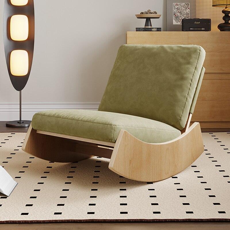 ChandeliersDecor.com-Recliners-Wood Rocking Sofa Chair: Exceptional Comfort and Style