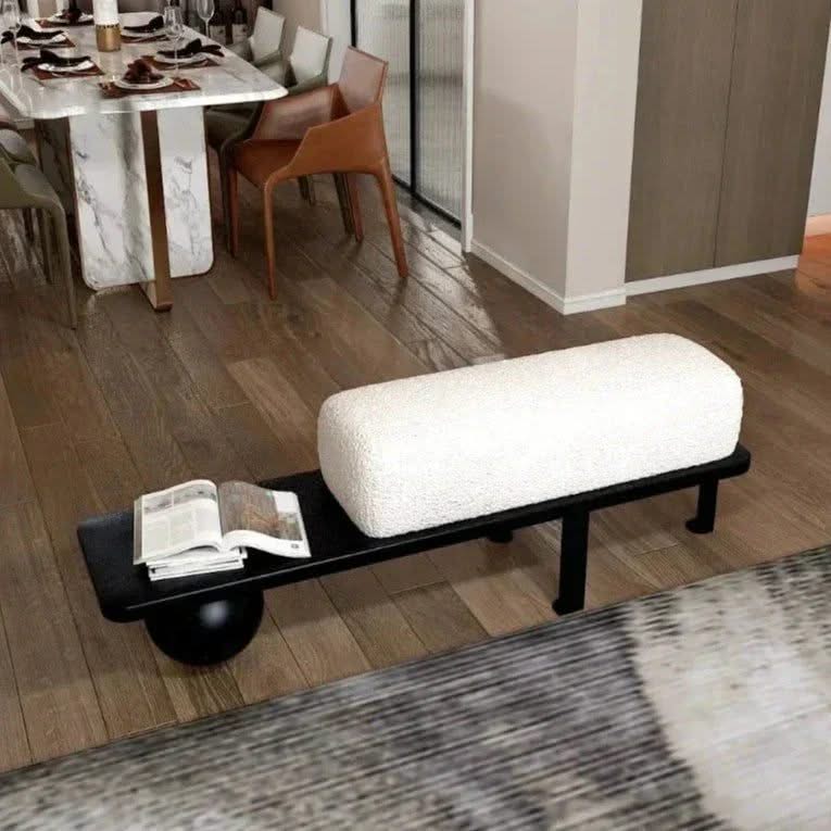 Wood Shoe Changing Ottoman Stool-ChandeliersDecor.com