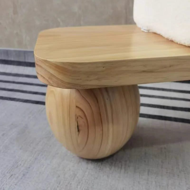 Wood Shoe Changing Ottoman Stool-ChandeliersDecor.com