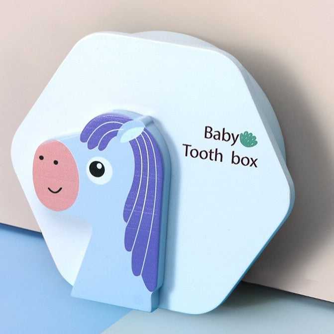 ChandeliersDecor.com-Wooden Baby Tooth Box - Baby Boy Tooth Box - Kids Tooth Box