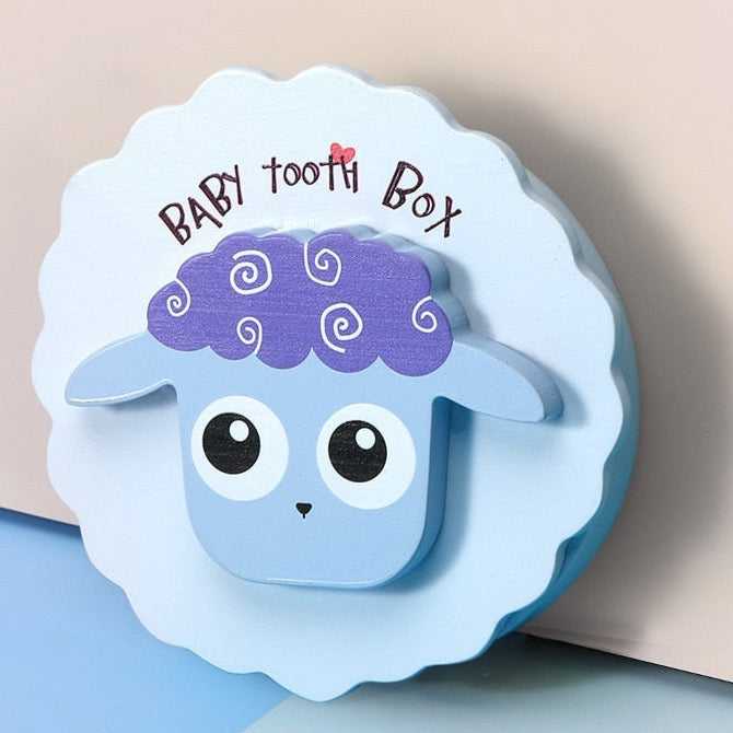ChandeliersDecor.com-Wooden Baby Tooth Box - Baby Boy Tooth Box - Kids Tooth Box