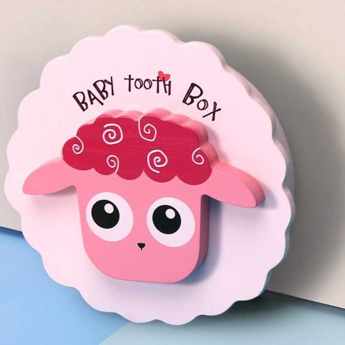 ChandeliersDecor.com-Wooden Baby Tooth Box - Baby Boy Tooth Box - Kids Tooth Box