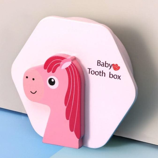 ChandeliersDecor.com-Wooden Baby Tooth Box - Baby Boy Tooth Box - Kids Tooth Box