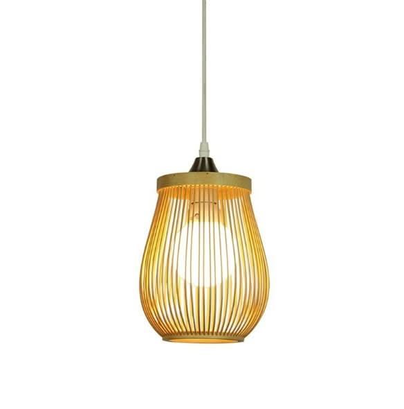 Wooden Bird Cage LED Pendant Light - Bird Pendant Light-ChandeliersDecor.com