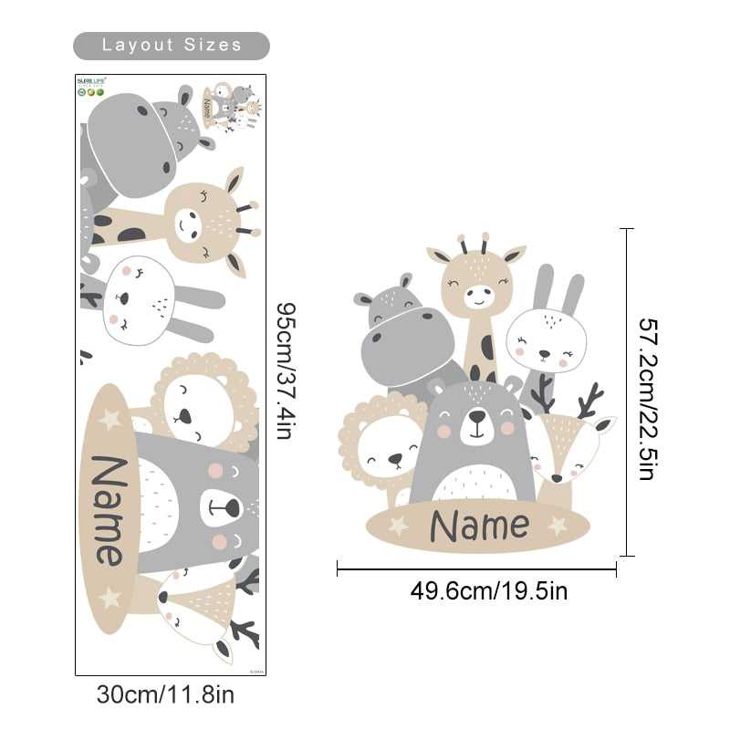 ChandeliersDecor.com-Woodland Animal Wall Decal: Wildlife Inspired Décor