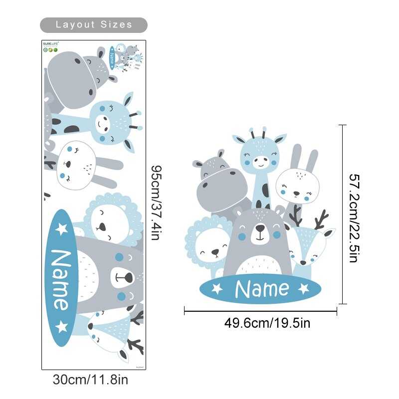 ChandeliersDecor.com-Woodland Animal Wall Decal: Wildlife Inspired Décor