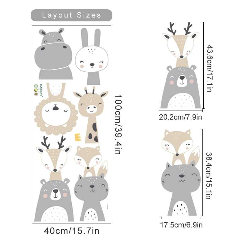 ChandeliersDecor.com-Home Decor Decals-Woodland Animals Wall Decal: Charming Collection