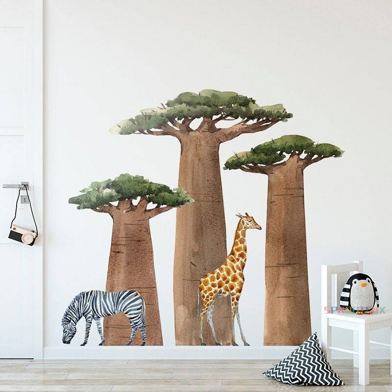 ChandeliersDecor.com-Woodland Animals Wall stickers - Transform Your Space